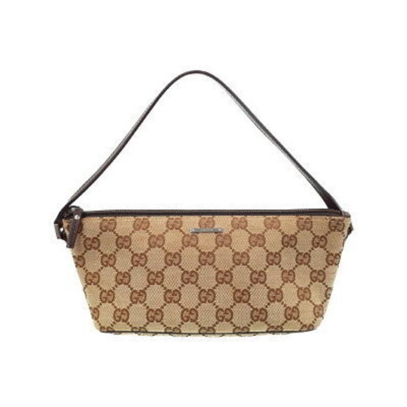 Gucci GG Canvas Accessory Pouch Handbag - Picture 1 of 8